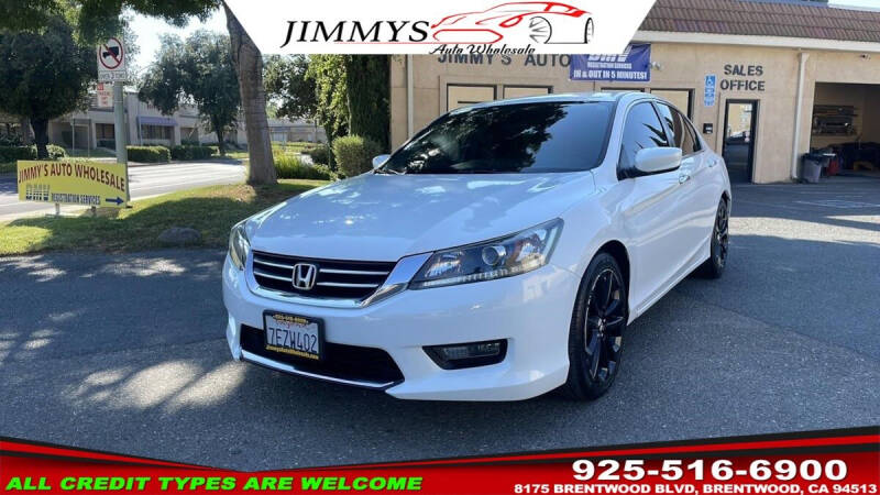 2014 Honda Accord for sale at JIMMY'S AUTO WHOLESALE in Brentwood CA