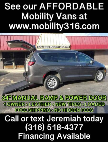 2021 Chrysler Pacifica for sale at Affordable Mobility Solutions, LLC - Mobility/Wheelchair Accessible Inventory-Wichita in Wichita KS