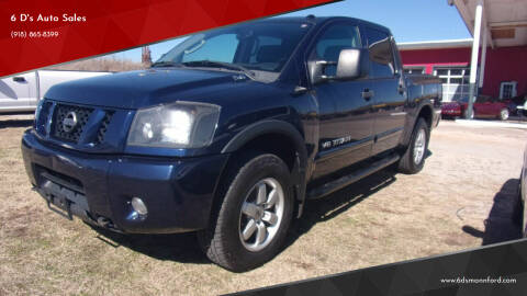 2011 Nissan Titan for sale at 6 D's Auto Sales in Mannford OK