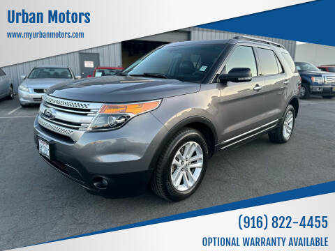 2013 Ford Explorer for sale at Urban Motors in Sacramento CA