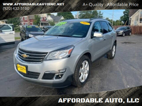 2017 Chevrolet Traverse for sale at AFFORDABLE AUTO, LLC in Green Bay WI