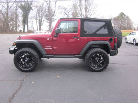 2012 Jeep Wrangler for sale at Barclay's Motors in Conover NC