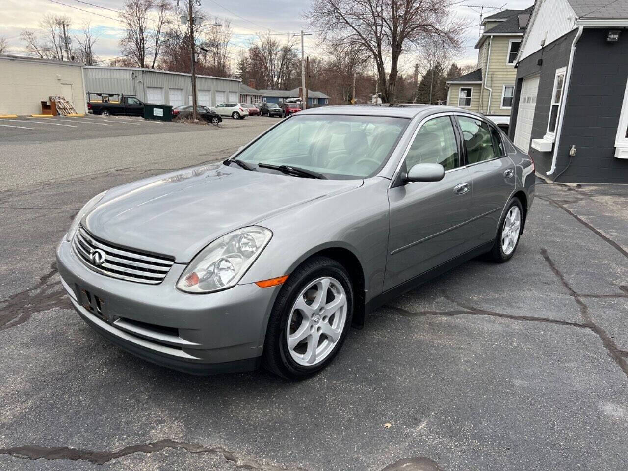 2004 INFINITI G35 for sale at James Motors Inc. in East Longmeadow, MA