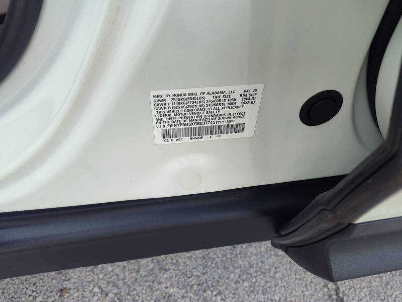 2016 Honda Pilot EX-L