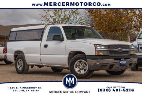 2004 Chevrolet Silverado 1500 for sale at MERCER MOTOR CO in Seguin TX