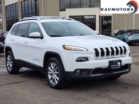 2018 Jeep Cherokee for sale at RAVMOTORS - CRYSTAL in Crystal MN