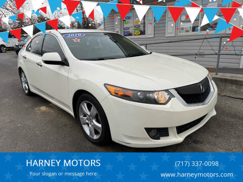 2010 Acura TSX for sale at HARNEY MOTORS in Gettysburg PA