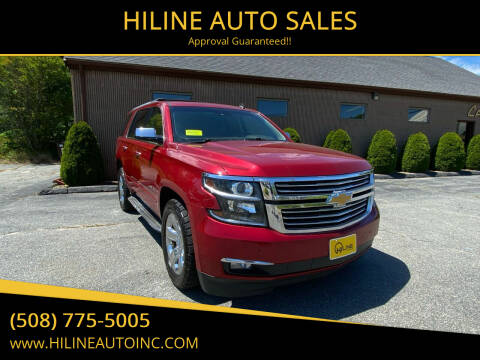 2015 Chevrolet Tahoe for sale at HILINE AUTO SALES in Hyannis MA