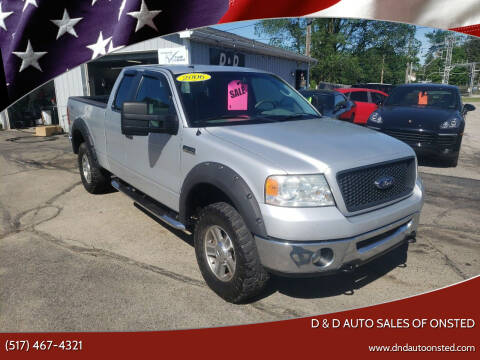 2006 Ford F-150 for sale at D & D Auto Sales Of Onsted in Onsted MI
