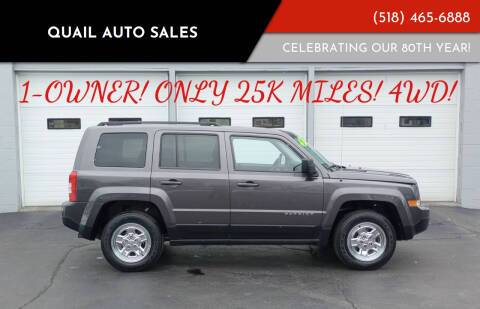 2015 Jeep Patriot for sale at Quail Auto Sales in Albany NY