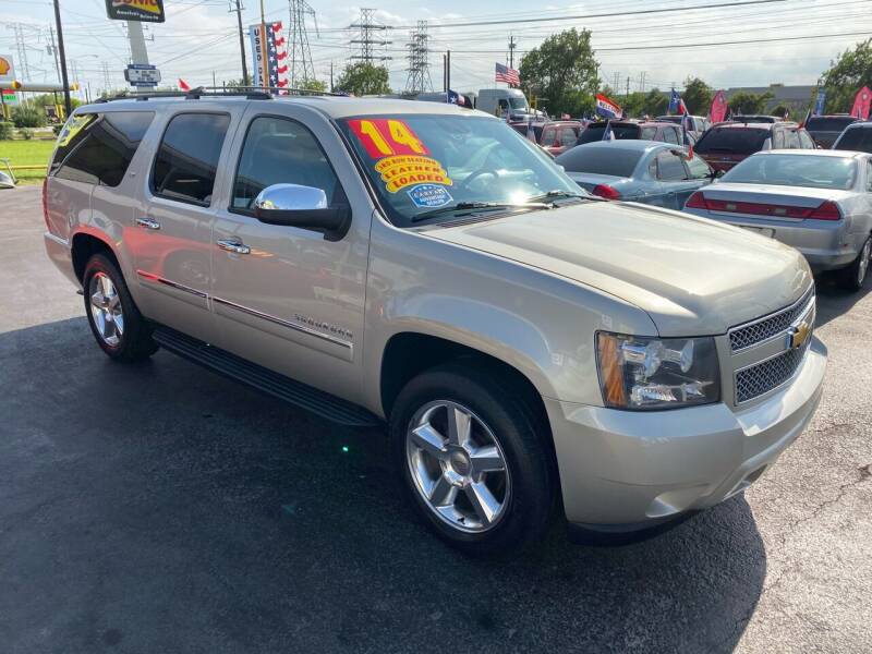 2014 Chevrolet Suburban for sale at Texas 1 Auto Finance in Kemah TX