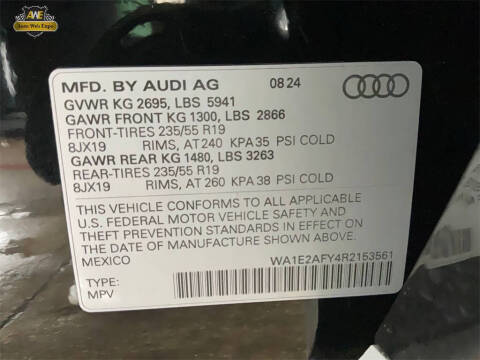 2024 Audi Q5 e quattro S line Prem Pl 55 TFSI