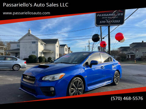 2015 Subaru WRX for sale at Passariello's Auto Sales LLC in Old Forge PA