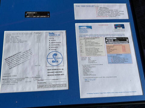 1968 Shelby GT500