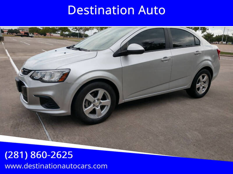 2020 Chevrolet Sonic for sale at Destination Auto in Stafford TX