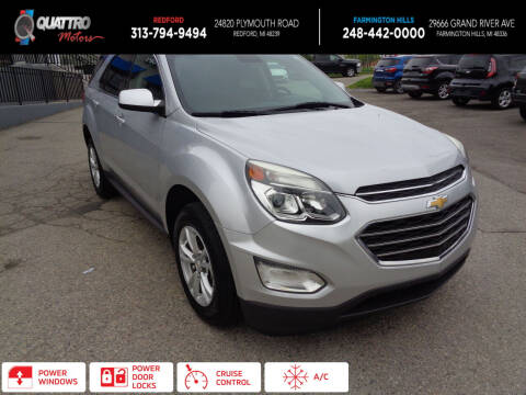 2017 Chevrolet Equinox for sale at Quattro Motors 2 in Farmington Hills MI