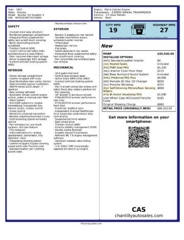 2007 Porsche Boxster S