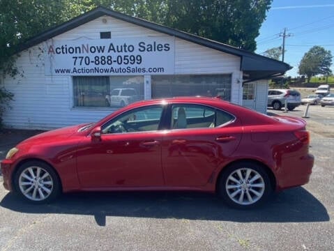 2010 Lexus IS 250 for sale at ACTION NOW AUTO SALES in Cumming GA