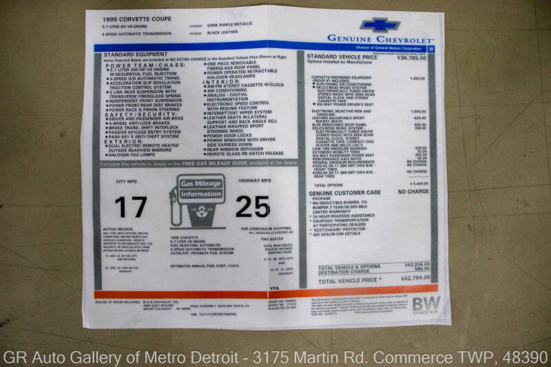 1995 Chevrolet Corvette