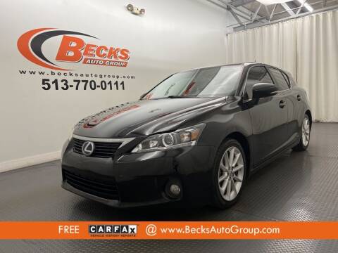 2013 Lexus CT 200h for sale at Becks Auto Group in Mason OH