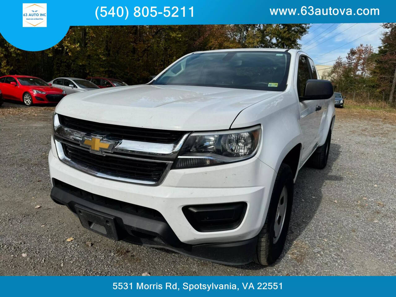 2018 Chevrolet Colorado for sale at 63 Auto Inc in Spotsylvania, VA