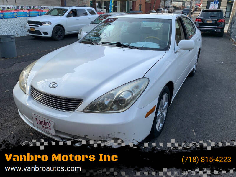 2005 Lexus ES 330 for sale at Vanbro Motors Inc in Staten Island NY