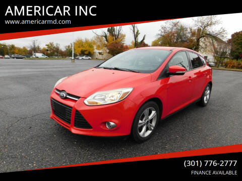 2014 Ford Focus for sale at AMERICAR INC in Laurel MD