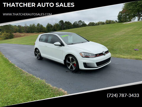 2015 Volkswagen Golf GTI for sale at THATCHER AUTO SALES in Export PA