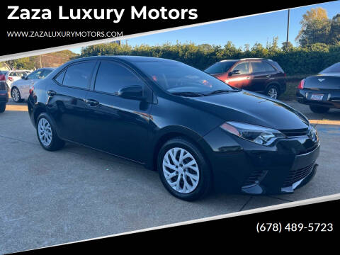 2015 Toyota Corolla for sale at Zaza Luxury Motors in Fayetteville GA