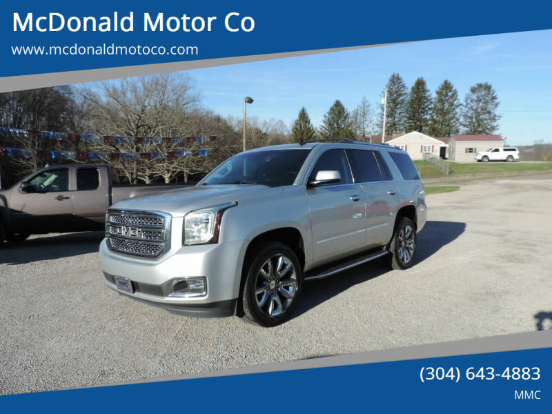 2015 GMC Yukon for sale at McDonald Motor Co in Harrisville WV