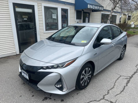 2021 Toyota Prius Prime for sale at Snowfire Auto in Waterbury VT