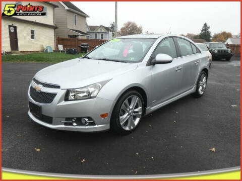 2012 Chevrolet Cruze for sale at FIVE POINTS AUTO CENTER in Lebanon PA