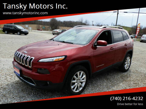2017 Jeep Cherokee for sale at Tansky Motors Inc. in Rockbridge OH