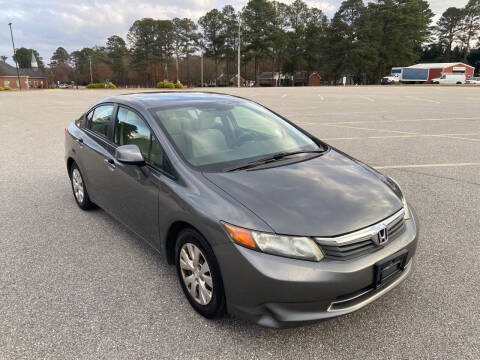 2012 Honda Civic for sale at Carprime Outlet LLC in Angier NC