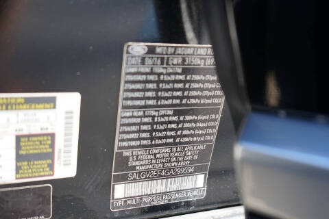 2016 Land Rover Range Rover Autobiography