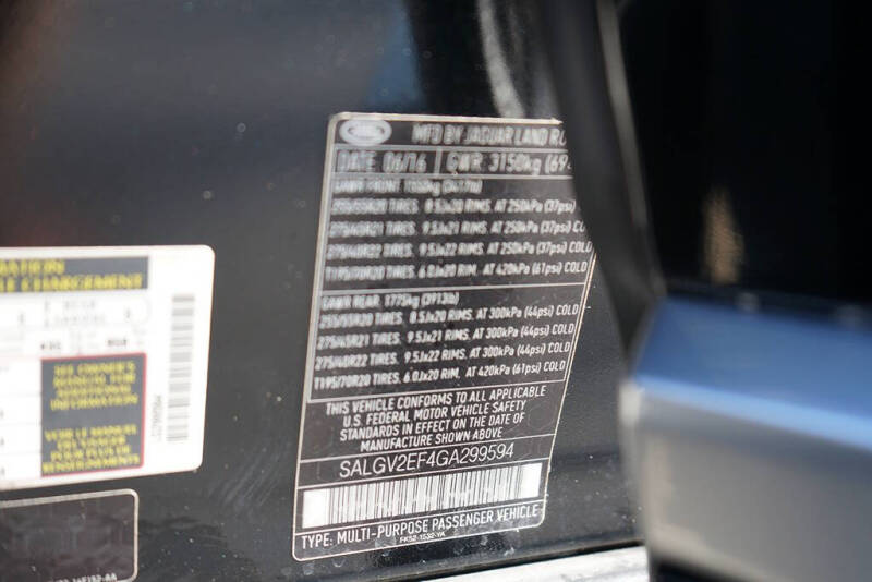 2016 Land Rover Range Rover Autobiography