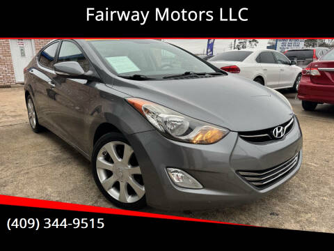 2012 Hyundai Elantra for sale at Fairway Motors LLC in Port Arthur TX