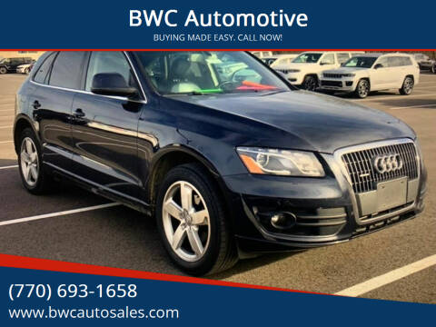 2012 Audi Q5 for sale at BWC Automotive in Kennesaw GA