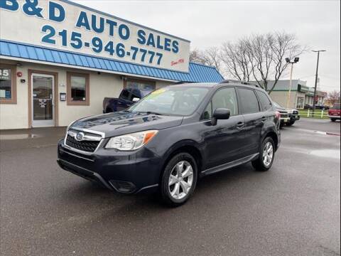 2015 Subaru Forester for sale at B & D Auto Sales Inc. in Fairless Hills PA