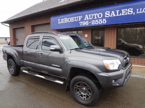 2012 Toyota Tacoma for sale at LeBoeuf Auto Sales in Waterford PA