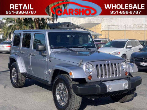 2013 Jeep Wrangler Unlimited for sale at Car SHO in Corona CA
