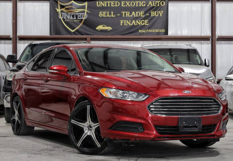 2014 Ford Fusion for sale at United Exotic Auto in Houston TX