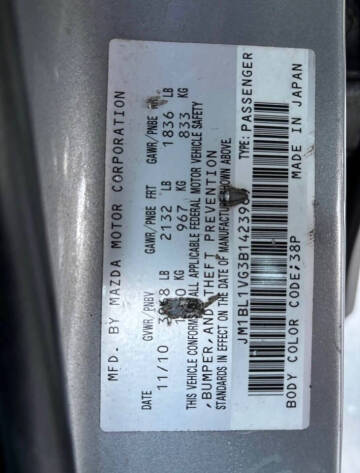 2011 Mazda MAZDA3 i Touring