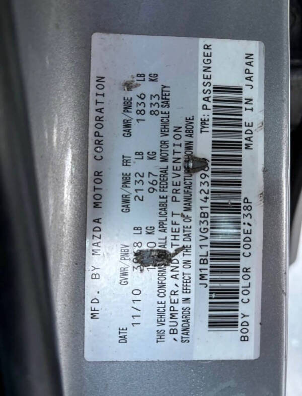 2011 Mazda MAZDA3 i Touring