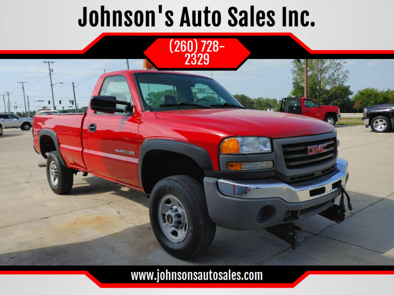 2006 GMC Sierra 2500HD for sale at Johnson's Auto Sales Inc. in Decatur IN