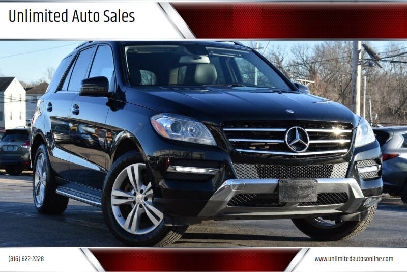 2013 Mercedes-Benz M-Class for sale at Unlimited Auto Sales in Kansas City MO