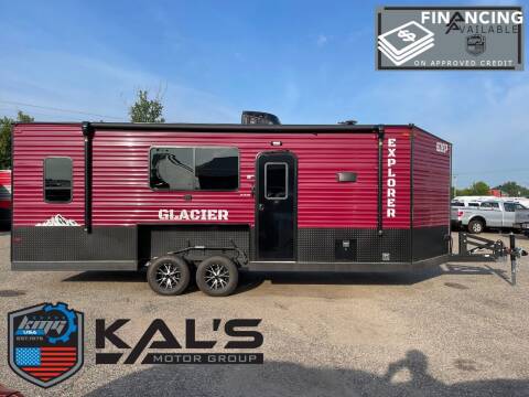 2024 NEW Glacier Ice House 22 Toy Hauler RV Explorer for sale at Kal's Motorsports - Fish Houses in Wadena MN