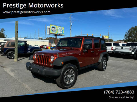 2014 Jeep Wrangler Unlimited for sale at Prestige Motorworks in Concord NC