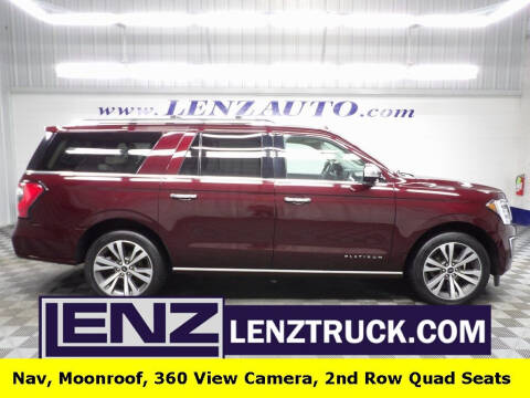2021 Ford Expedition MAX for sale at LENZ TRUCK CENTER in Fond Du Lac WI