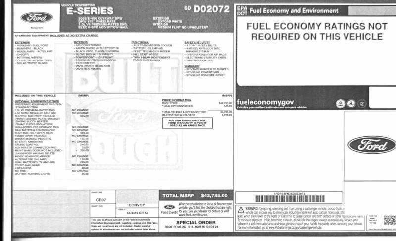 2025 Ford E-Series